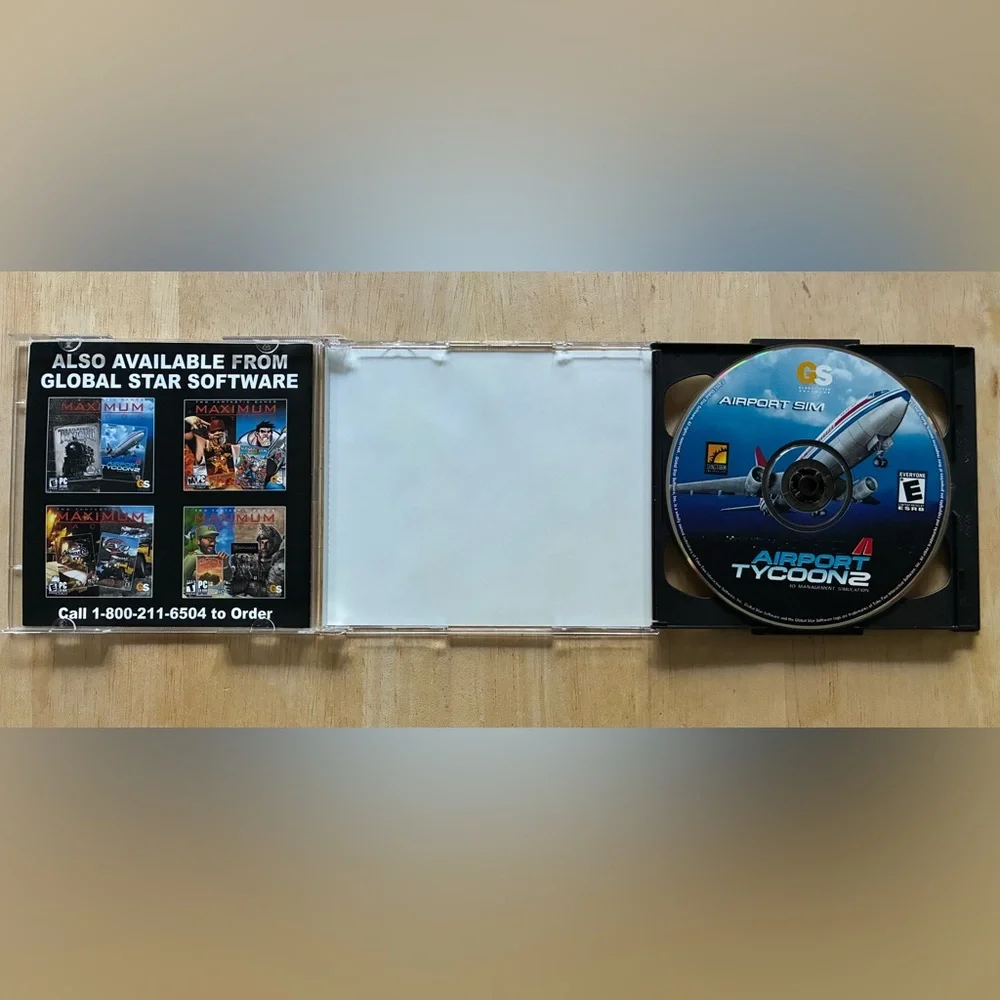 Maximum Tycoon: Railroad Tycoon II Platinum & Airport Tycoon 2 (PC, 2003)